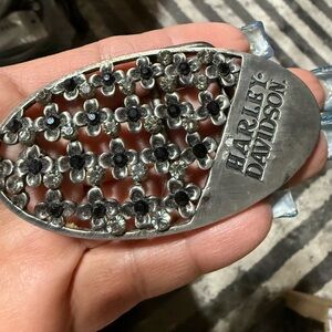 Harley-Davidson Metallic Floral Buckle